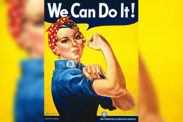 We can do it, femme, pouvoir, égalité 